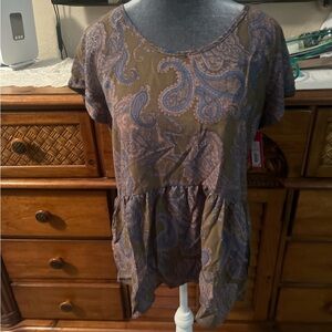 Paisley Print Women's Top
